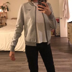 Grey Nike Bomber